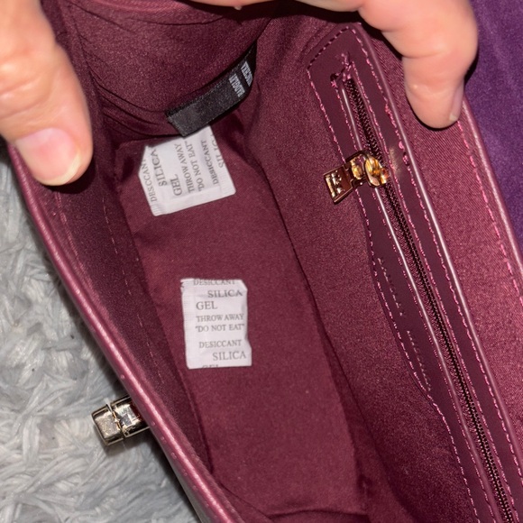 Badgley Mischka Satchel purse crossbody with Gold Accents NWT - Picture 6 of 13